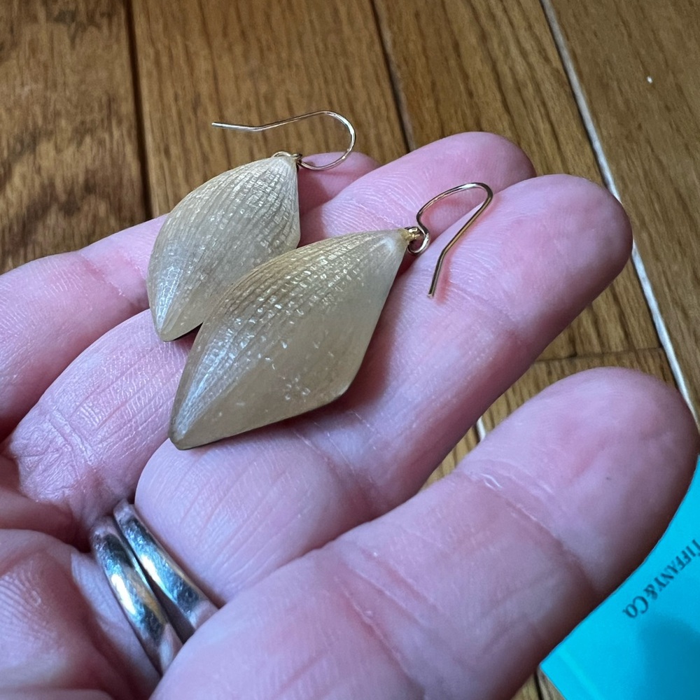 Alexis Bittar Gold Lucite Earrings - Picture 4 of 5